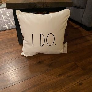 Rae Dunn I Do 20x20 decorative pillows
